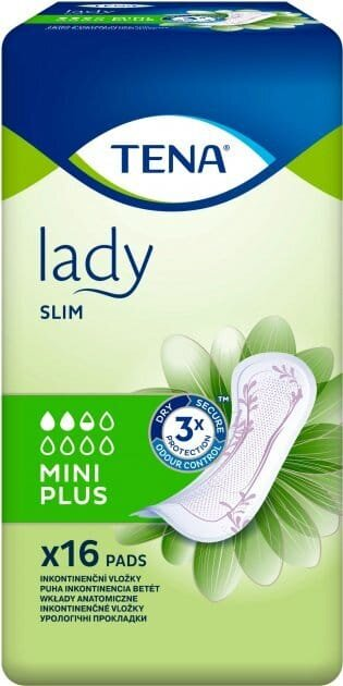 Прокладки урологічні Tena Lady Slim Mini Plus, 16 штук