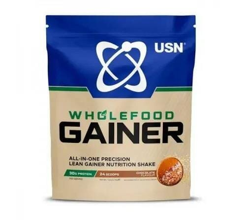 Гейнер USN Wholefood Gainer шоколад, 1 кг