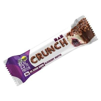 Батончик FitWin Crunch Bar протеїновий з начинкою Blueberry-Muffin, 50 г