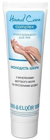 Крем-бальзам для рук Молодість Шкіри Elixir з мінералами мертвого моря і протеїнами шовку, 75 мл