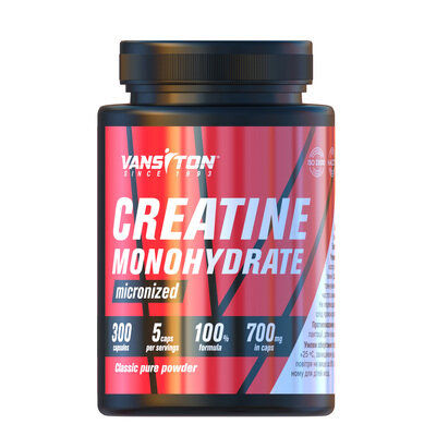 Креатин моногідрат Vansiton Creatine Monohydrate, 300 капсул