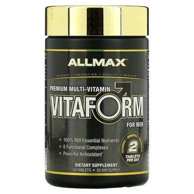 Вітаміни для чоловіків AllMax Nutrition Vitaform for Men таблетки №60