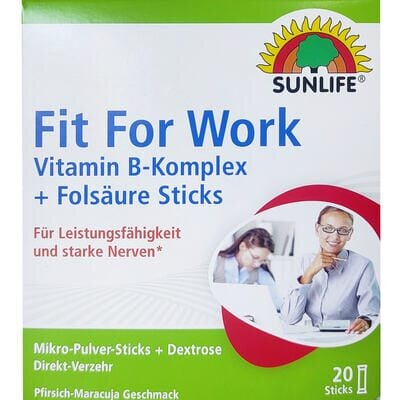 Вітаміни Sunlife Fit For Work №20 у стіках