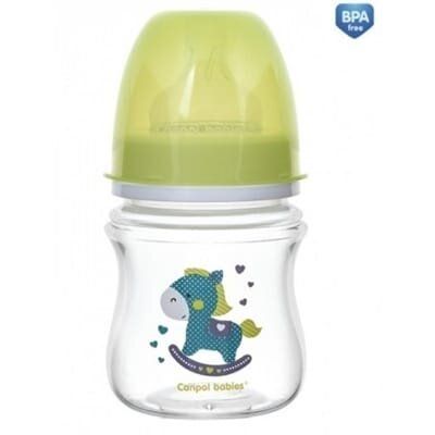 Пляшечка антиколікова Canpol Babies EasyStart Toys 35/220_gre з широким отвором , 120 мл