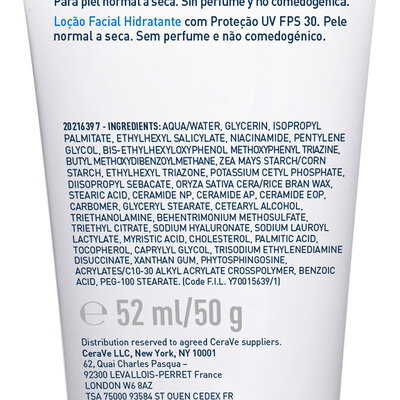 Крем для обличчя CeraVe SPF30 денний для нормальної та сухої шкіри, 52 мл