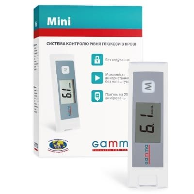 Глюкометр Gamma Mini
