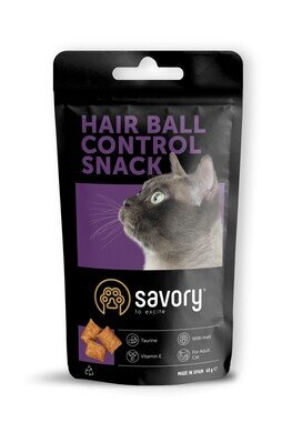 Ласощі для котів Savory 31485 Подушечки для виведення шерсті, 60 г