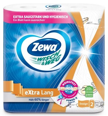 Рушники паперові Zewa Wisch Weg Design 2 шари, 2 рулони