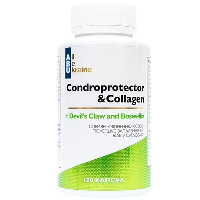 Хондропротектор і колаген ABU Condroprotector & Collagen капсули №120