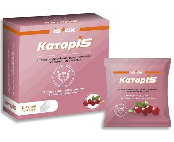 КатарIS порошок для приготування орального розчину по 4,3 г №6 в саше