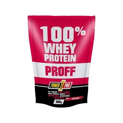 Протеїн Power Pro Whey Protein Proff полуниця, 500 г