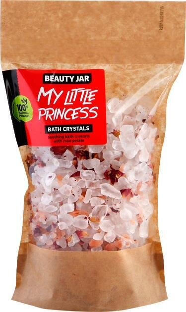 Кристали для ванни Beauty Jar My little princess з пелюстками троянд, 600 г