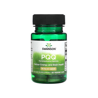 Піролохінолін хінон Swanson PQQ Pyrroloquinoline Quinone 10 мг, 30 капсул