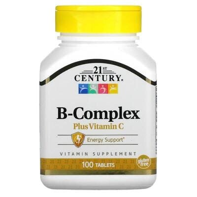 Комплекс вітамінів групи B із вітаміном C 21st Century B-Complex with C, 100 таблеток
