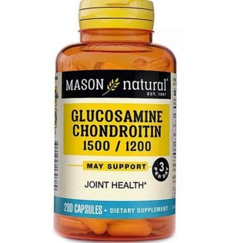 Глюкозамін з хондроїтином Mason Natural Glucosamine Chondroitin, 280 капсул