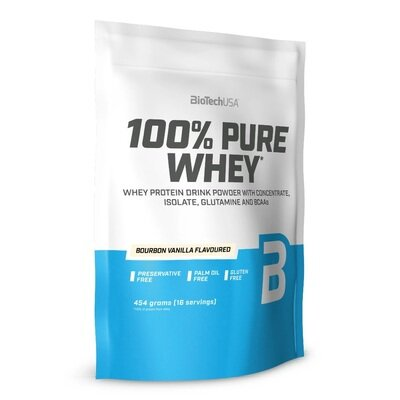 Протеїн Biotech 100% Pure Whey bourbon vanilla, 454 г