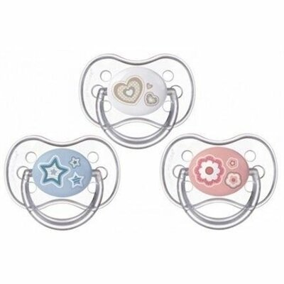 Пустушка силіконова Canpol Babies Newborn baby кругла 22/563, 6-18 місяців, 1 шт