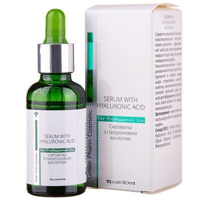 Сироватка для обличчя Green Pharm Cosmetic з гіалуроновою кислотою, 30 мл