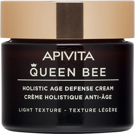 Крем для обличчя Apivita Queen Bee легкої текстури для комплексного захисту від старіння, 50 мл