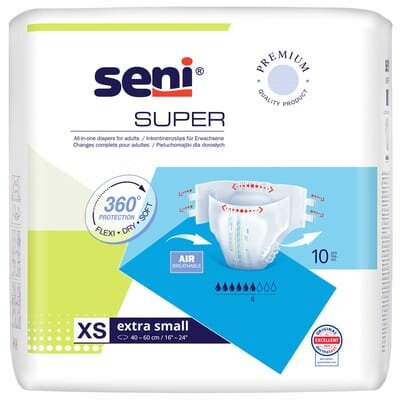 Підгузки для дорослих Seni Super extra small, розмір XS, 10 штук