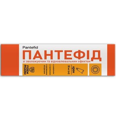 Пантефід Fidem Pharm крем зі зволожувальним та відновлювальним ефектом, 30 мл