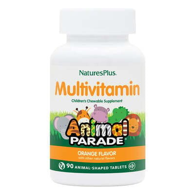 Мультивітаміни для дітей Nature's Plus Source of Life Animal Parade, апельсин, 90 таблеток