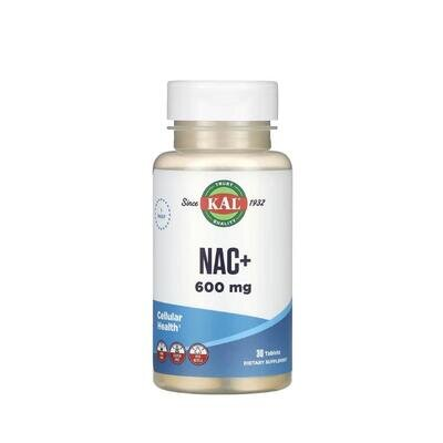 N-ацетилцистеїн KAL NAC 600 мг, 30 таблеток