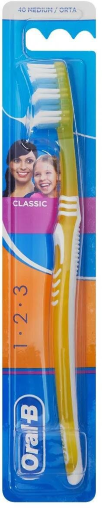Зубна щітка Oral-B 3-Ефект Classic 1-2-3, 1 штука