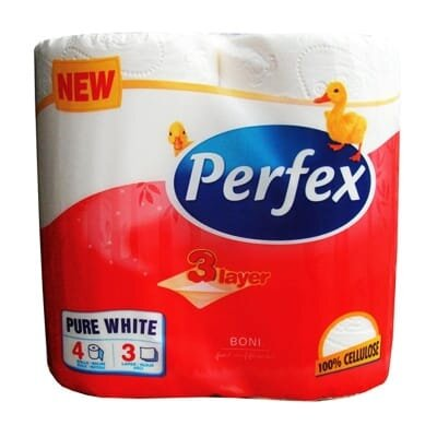 Туалетний папір Perfex тришаровий, 4 рулони