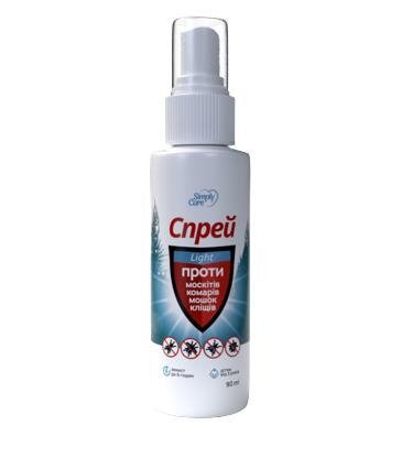 Спрей від комарів Simply Care Light, 100 мл