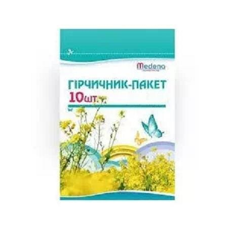 Гірчичник-пакет Medena сімейний, 10 штук