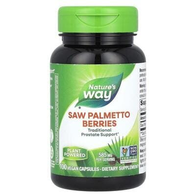 Ягоди Со Пальметто Nature's Way Saw Palmetto Berries, 100 капсул