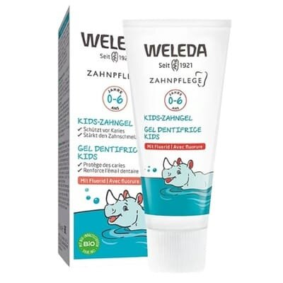 Зубний гель Weleda для дітей 0-6 років з фтором, 50 мл