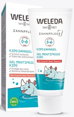 Зубний гель Weleda для дітей 0-6 років з фтором, 50 мл