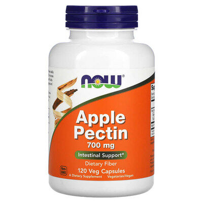 Яблучний пектин NOW Apple Pectin 700 мг вег. капсули №120
