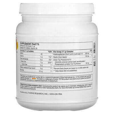 Пребіотик Thorne Research FiberMend, 330 г