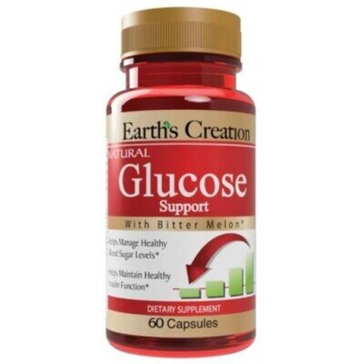Комплекс для підтримки рівня глюкози Earth's Creation Glucose Support капсули №60