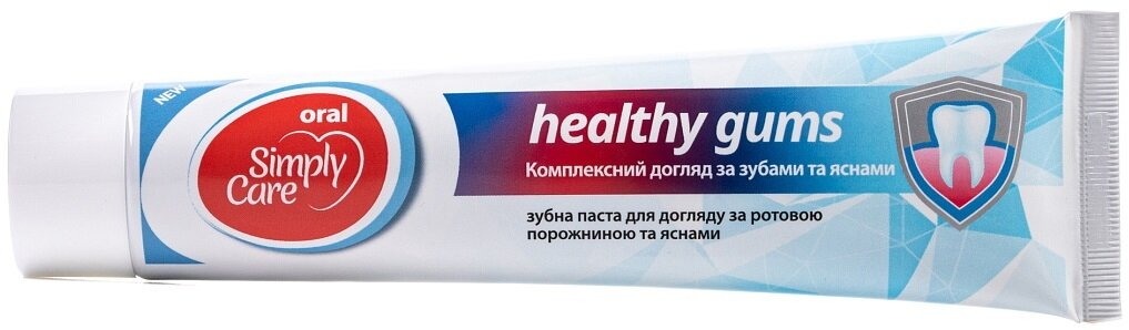 Зубна паста Simply Care Комплексний догляд за зубами та яснами, 170 г