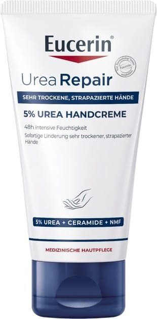 Крем для рук Eucerin Urea Repair 5% зволожуючий для сухої шкіри (63382), 75 мл
