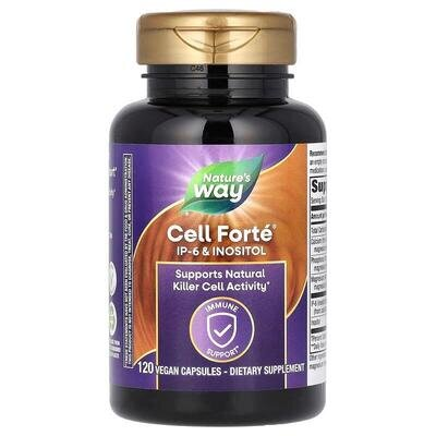 Фітинова кислота (ІР-6 інозитол) Nature's Way Cell Forte IP-6 & Inositol, 120 веганських капсул