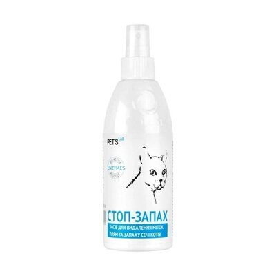 Спрей Pet's Lab Стоп-запах для нейтралізації запахів та видалення плям від життєдіяльності котів, 300 мл