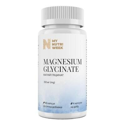 Магній гліцинат My Nutri Week Magnesium Glycinate, 60 капсул