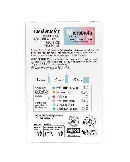 Сиворотка для обличчя Babaria Microbiota Balance, 30 мл