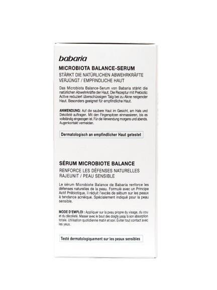 Сиворотка для обличчя Babaria Microbiota Balance, 30 мл