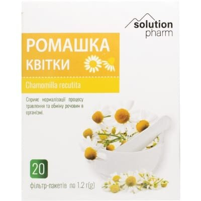 Ромашки квітки Solution Pharm по 1,2 г №20 у філ.-пак.