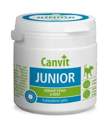 Вітаміни для цуценят і молодих собак Canvit Junior, 100 г