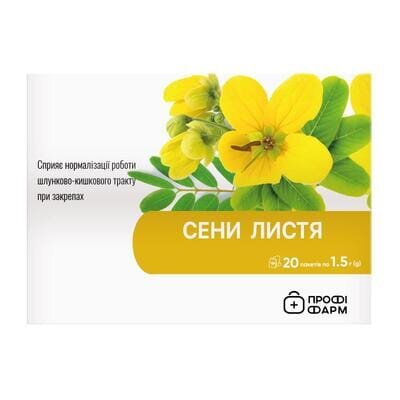 Фіточай Профі Фарм Сени листя у фільтр-пакетах по 1,5 г №20