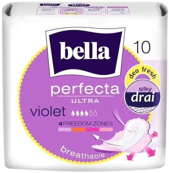 Прокладки гігієнічні Bella Perfecta Ultra Violet Silky Drai Deo Fresh, 10 шт