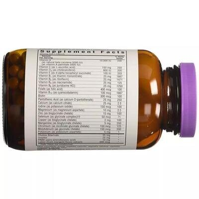 Мультивітаміни без заліза Bluebonnet Nutrition MultiONE капсули №30