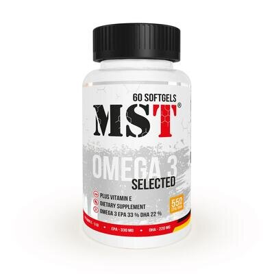 Омега-3 MST Nutrition Omega 3 Selected, 60 гелевих капсул